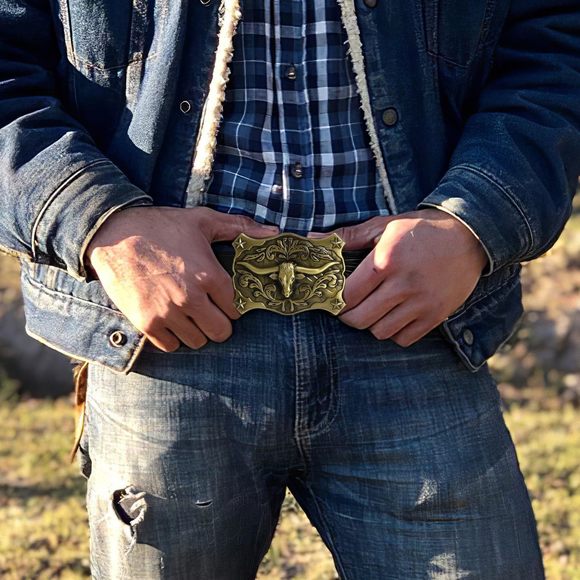 Cowboy Belt Western Belts For Men Women, Western Leather Belt Cowboy Cowgirl🙀 - Picture 4 of 8